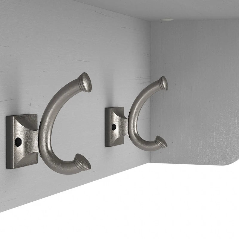 40W Entryway Bench and Wall Mounted Shelf