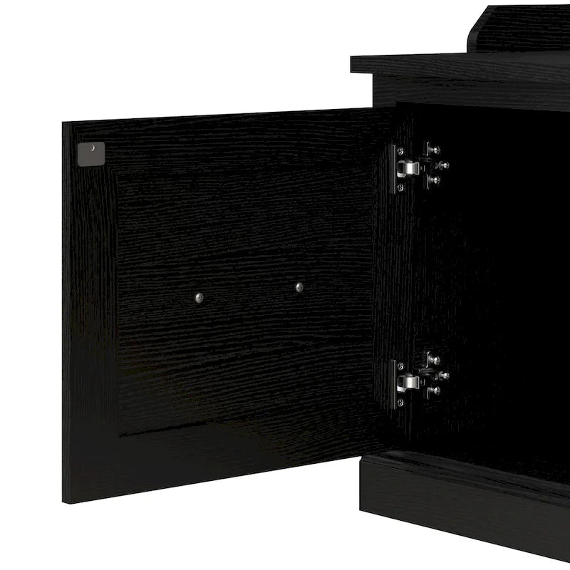40W Entryway Bench and Wall Mounted Shelf