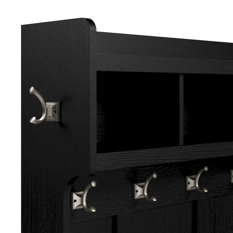 40W Entryway Bench and Wall Mounted Shelf