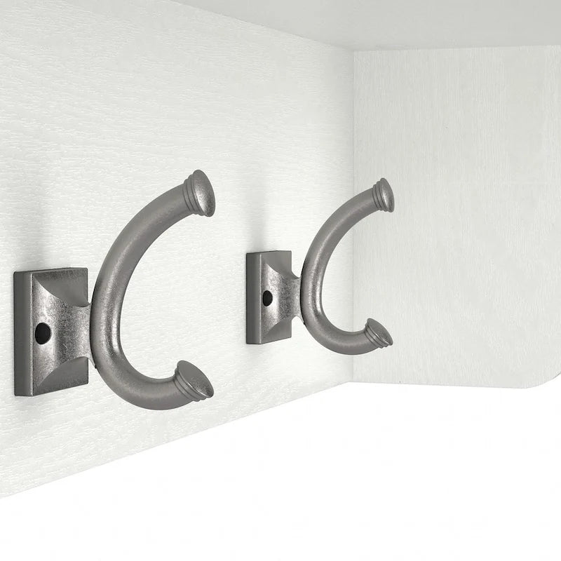 40W Entryway Bench and Wall Mounted Shelf