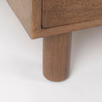 Buffet à 6 tiroirs en bois de manguier massif brun moyen - 74.3L x19.8W x 29.5H