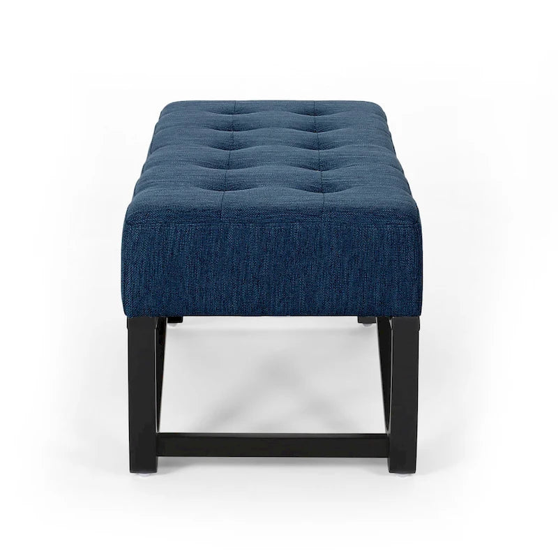 Contemporary Fabric Ottoman Bench