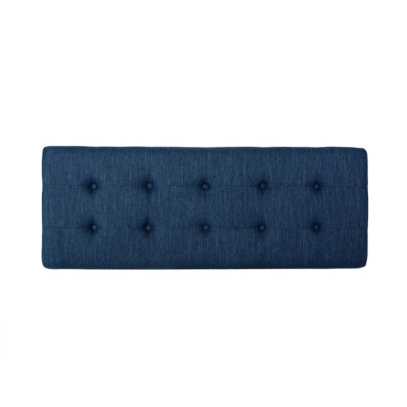 Contemporary Fabric Ottoman Bench