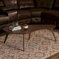 Carson Carrington Battrask Walnut Finished Coffee Table
