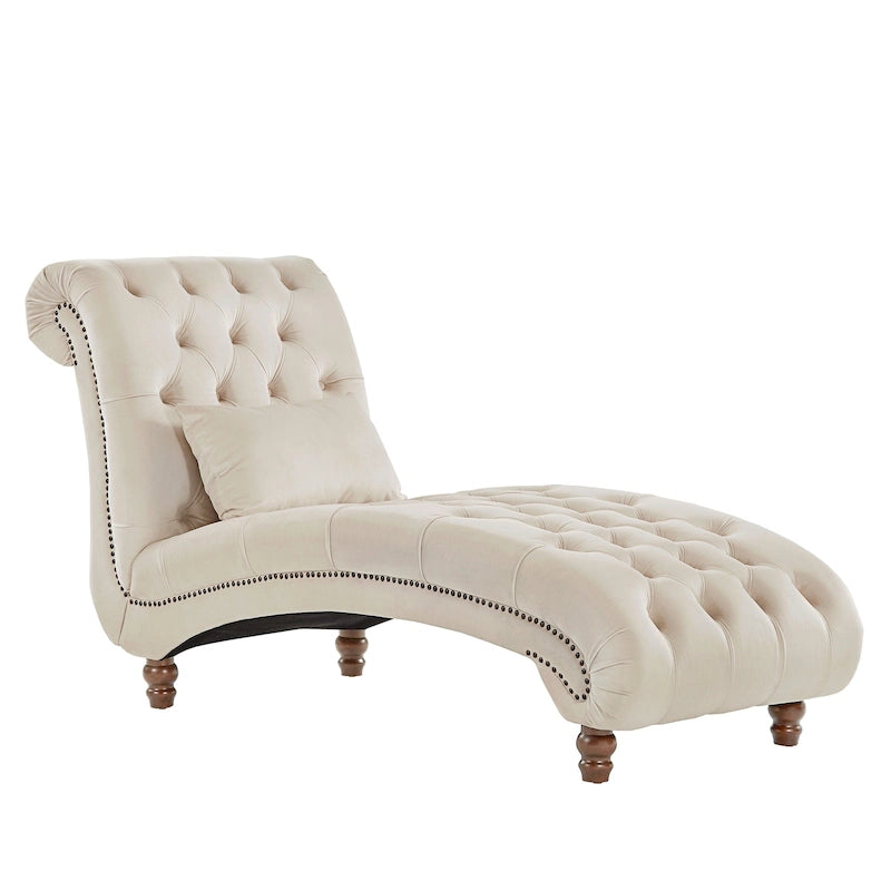 Tufted Oversized Chaise Lounge