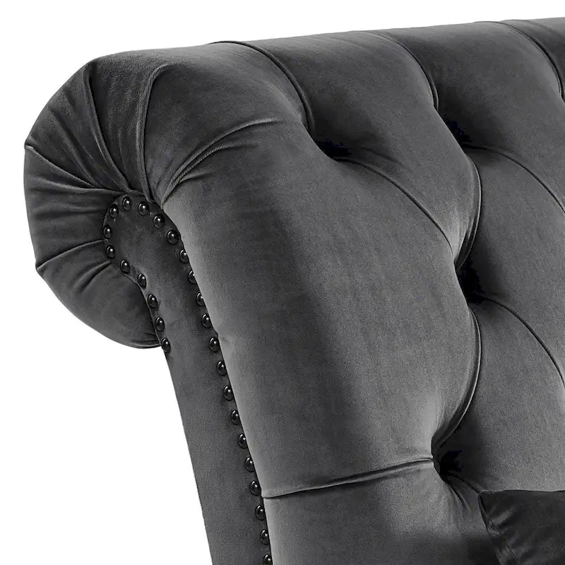 Tufted Oversized Chaise Lounge