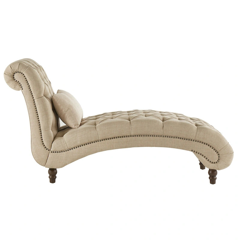 Tufted Oversized Chaise Lounge