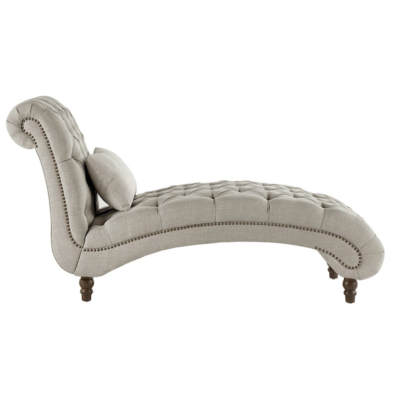 Tufted Oversized Chaise Lounge