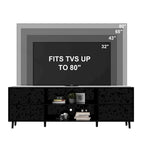 30 Recessed Electric Fireplace High Glossy TV Stand