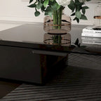 30 Recessed Electric Fireplace High Glossy TV Stand