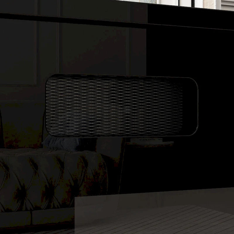 30 Recessed Electric Fireplace High Glossy TV Stand Combo Fireplace