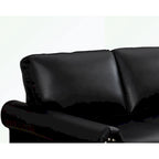 3 Seat Sofa with Rubber wood Legs and Nails finish
