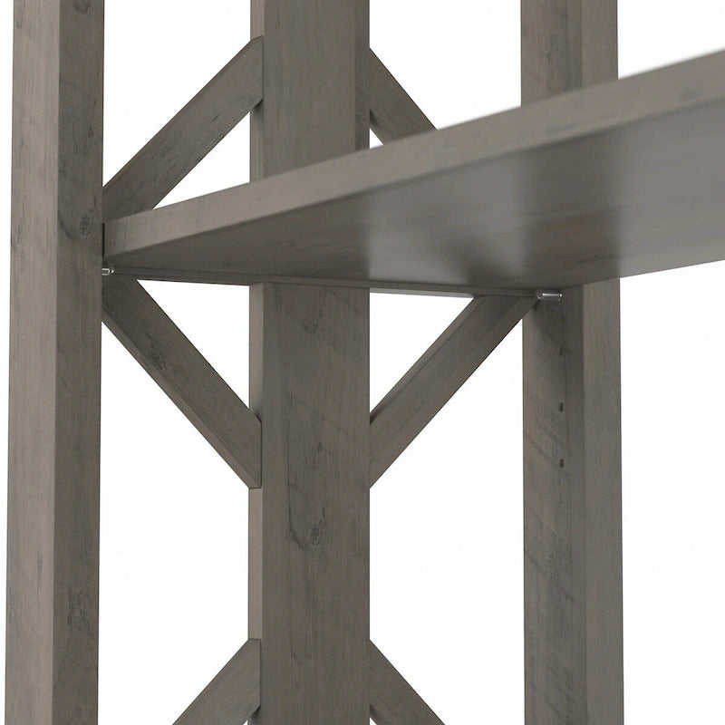 Console Table with Shelves