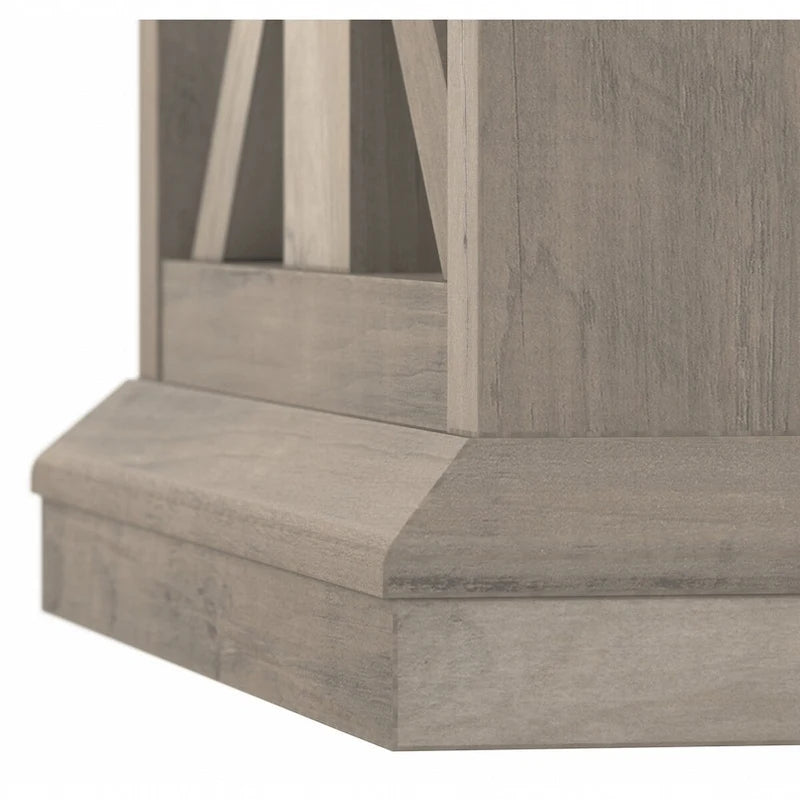 Console Table with Shelves